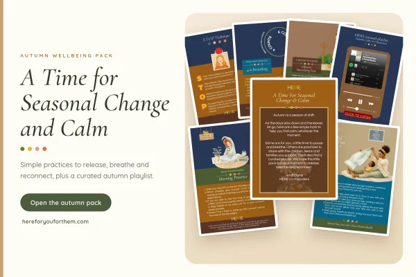 Free autumn mindfulness and wellbeing pack for children, teens and families: A Time for Seasonal Change and Calm