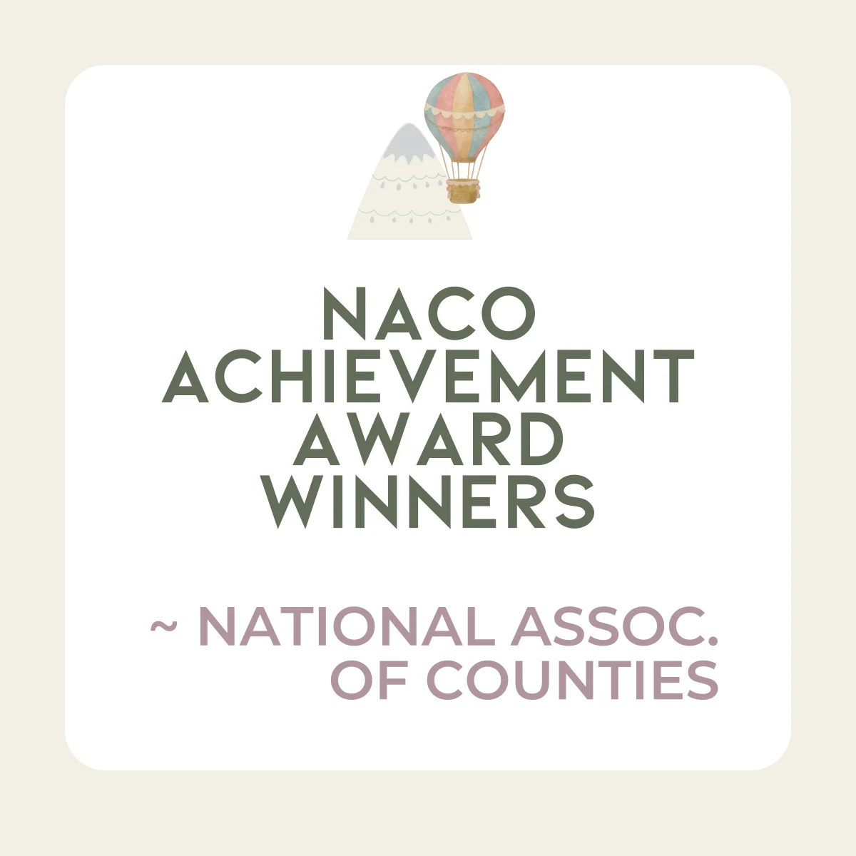HERE NACO Achievement Award Winners